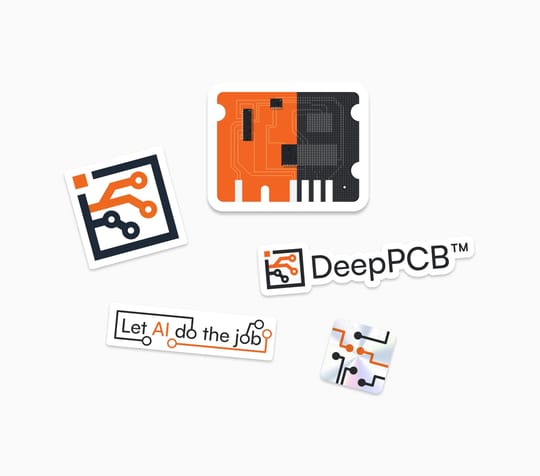 DeepPCB Sticker Sheet