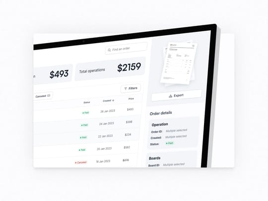 Invoices Page
