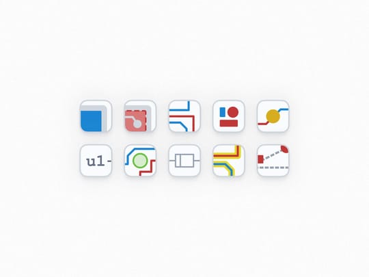 Icon Set for PCB Objects